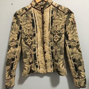 H&M Limited Edition Floral Military Cut Blazer